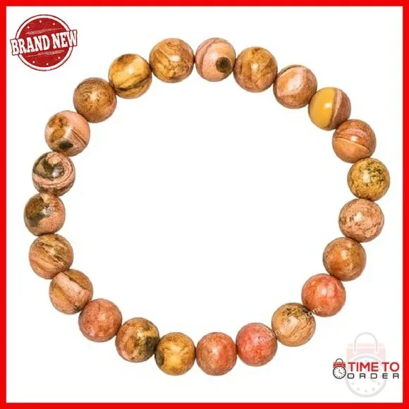 8mm Natural Gemstone Stretch Bracelet Handmade Healing Crystal